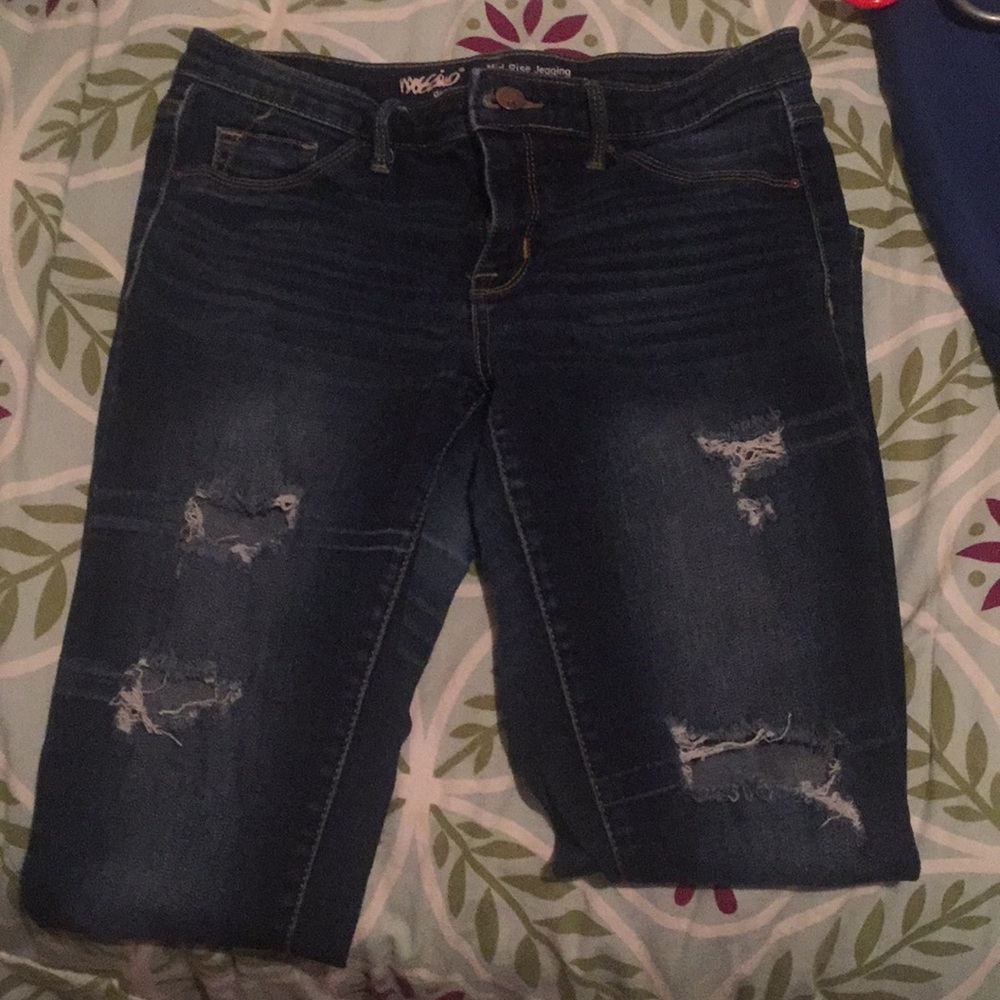 Denim Jeggings (Distressed)